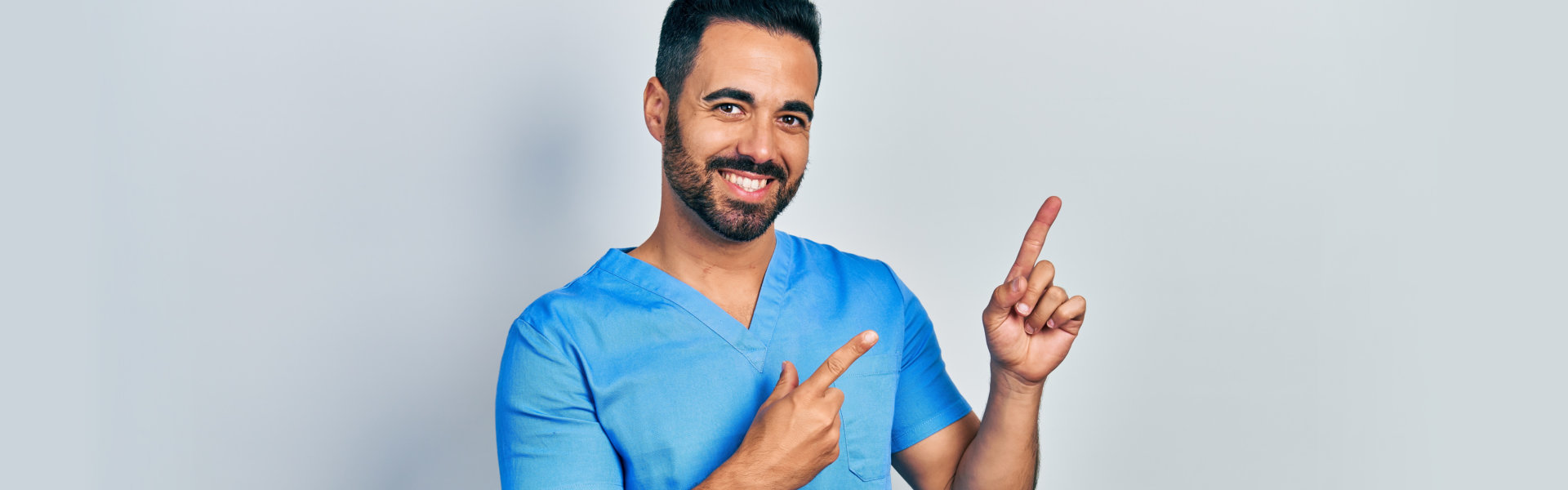 healthcare worker smiling